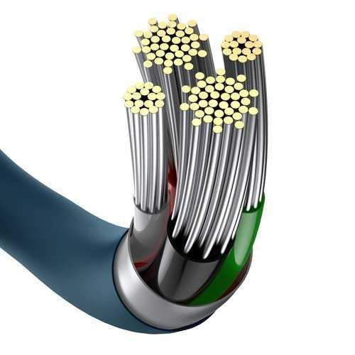 Baseus Superior kabel USB - Lightning 2,4A 2 m Niebieski