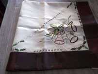 Toalha NATAL 80 cm quadrados