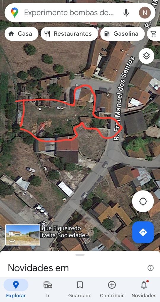 Vendo terreno com duas casas