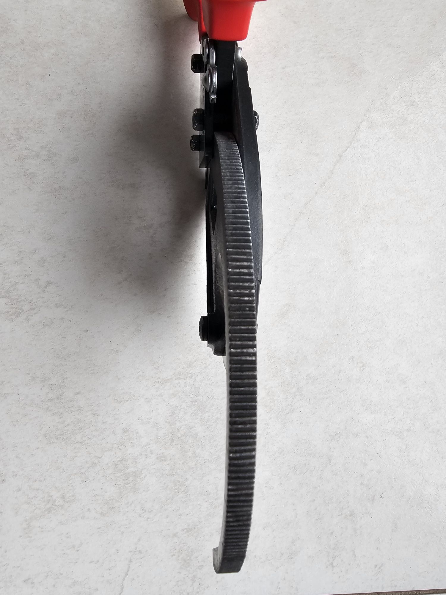 Nożyce do kabli z mechanizmem zapadkowym Knipex
