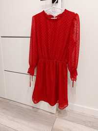 Sukienka krótka czerwona M