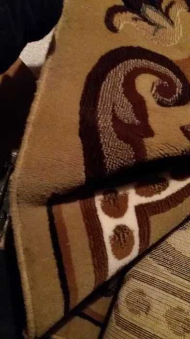 Dywan duży beżowo brązwy