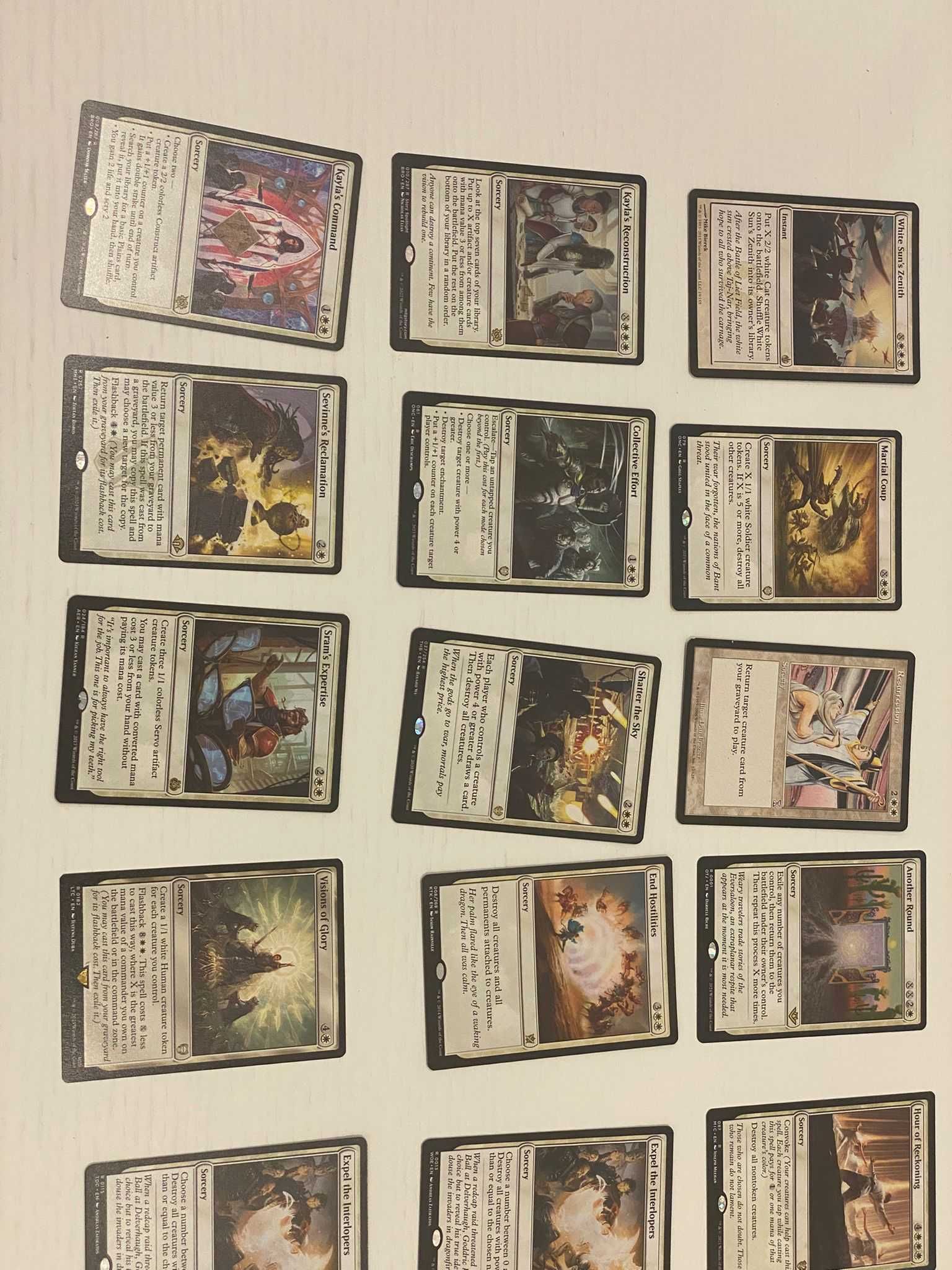 Cartas Magic: The Gathering – Várias edições desde 1995 a 2025
