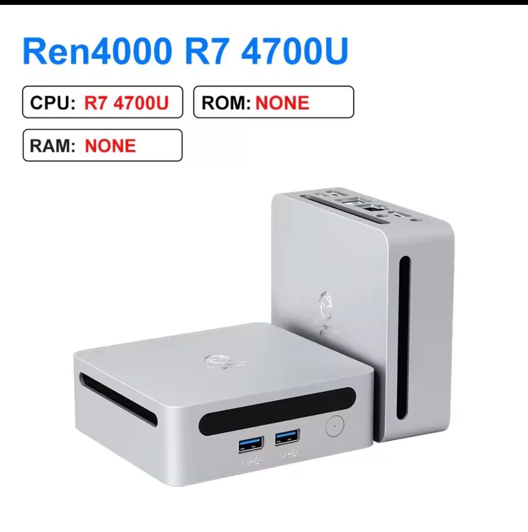 Мини пк, mini PC Ryzen 4700u + 16gb ddr4 3200