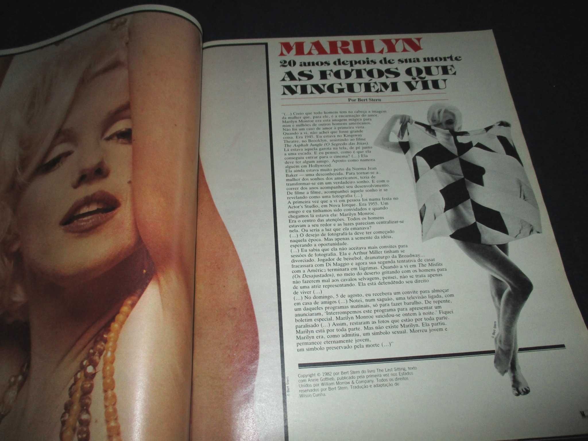 Revista Manchete 1582 Marilyn Monroe