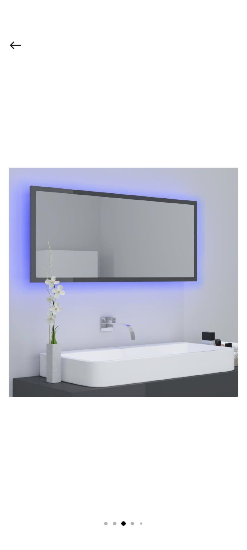 Espelho casa de banho com LED