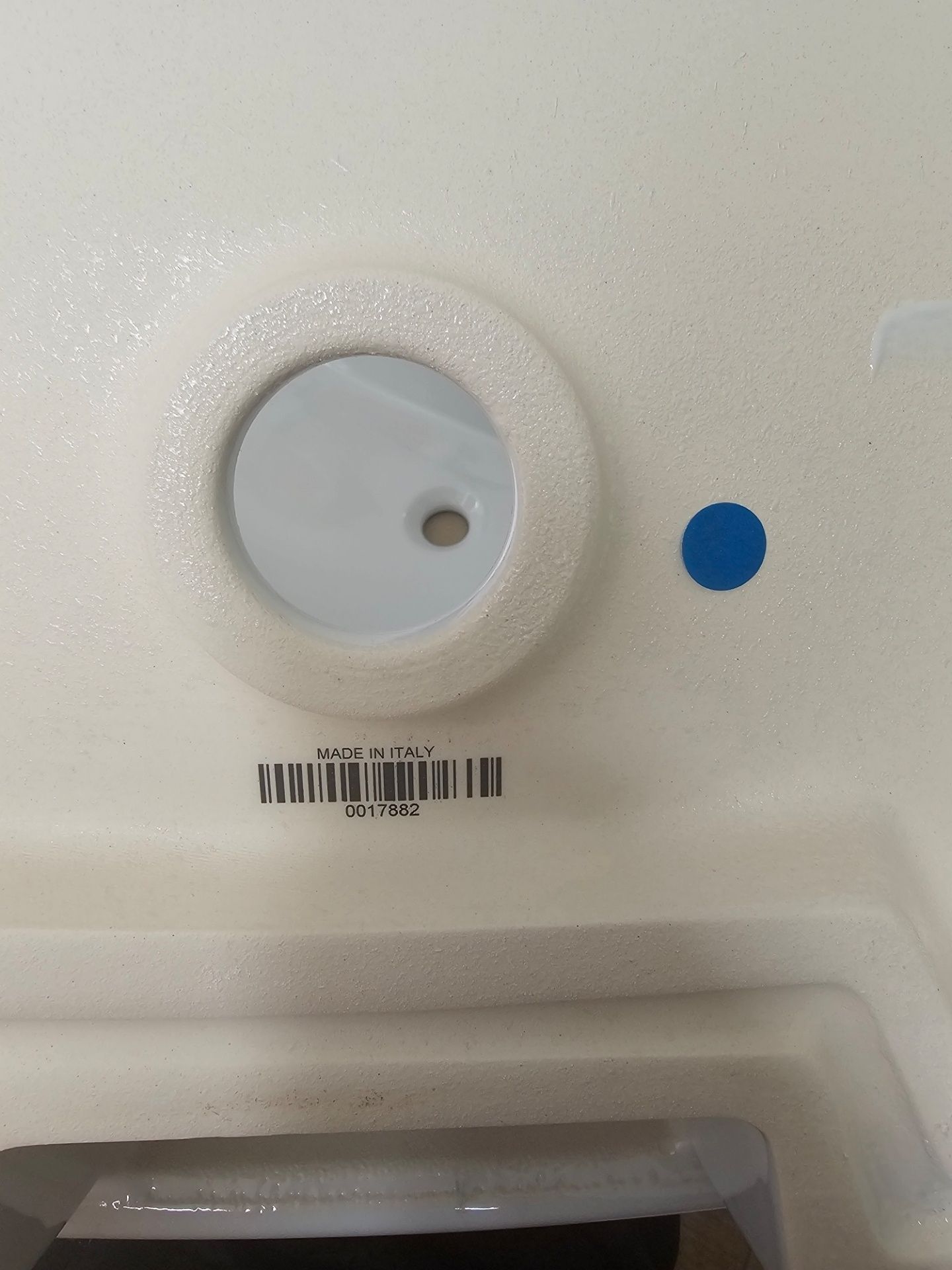 Umywalka nowa włoska nablatowa ceramiczna łazienkowa