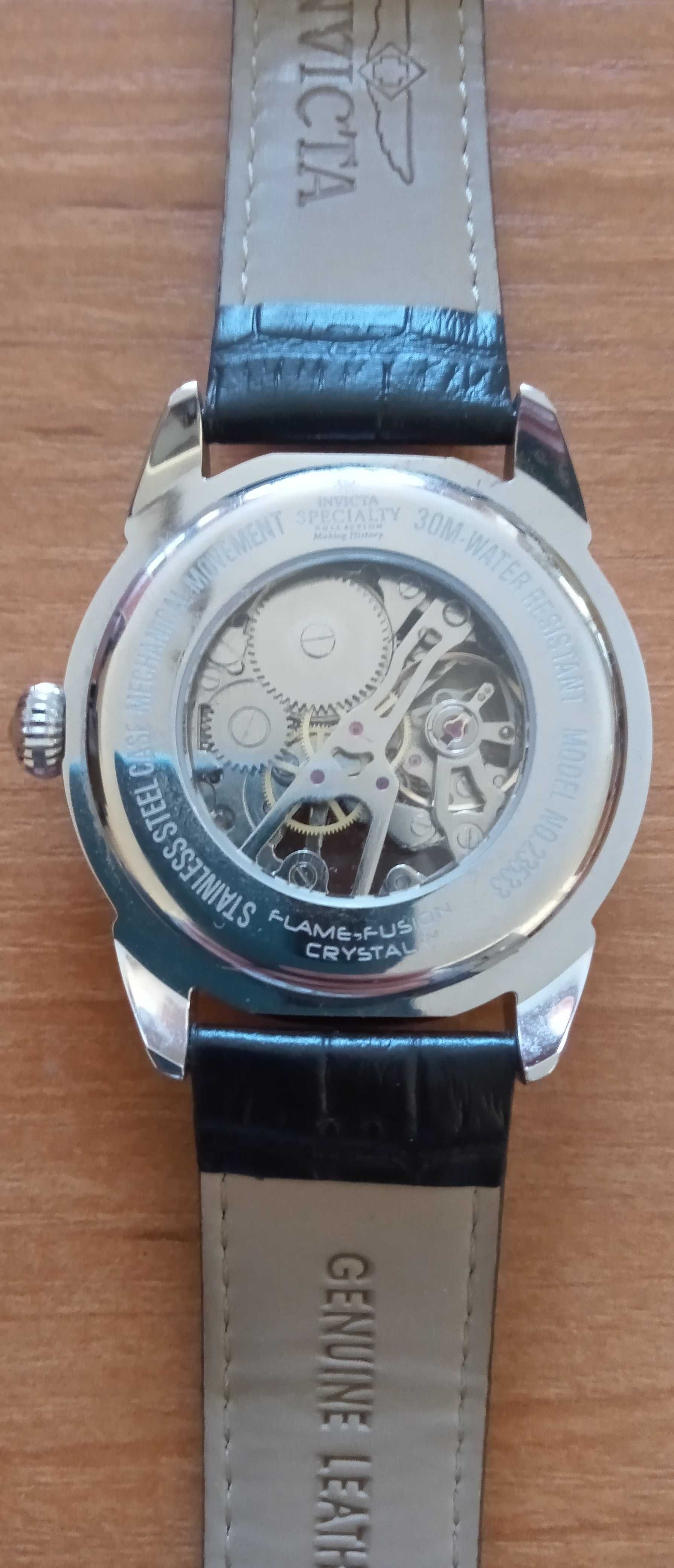 Invicta Specialty Skeleton wraz z pudełkiem i dokumentami