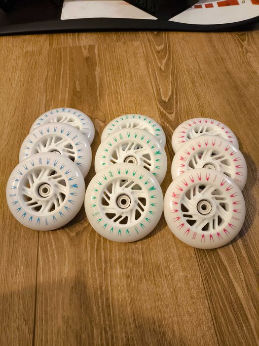 Kółka rolek 110mm LED świecące cena za szt