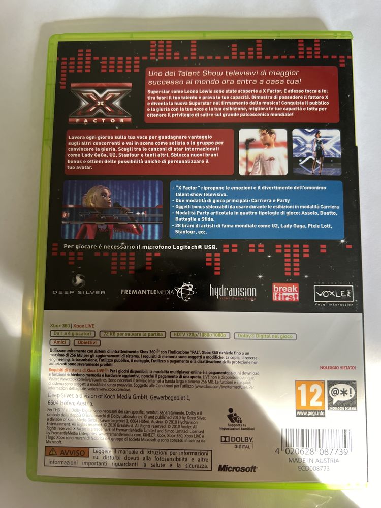 X Factor Xbox 360