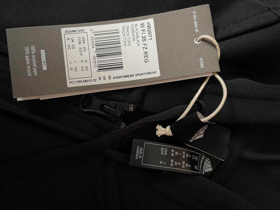 Женская толстовка на замке/ кофта "Adidas" ОРИГИНАЛ !