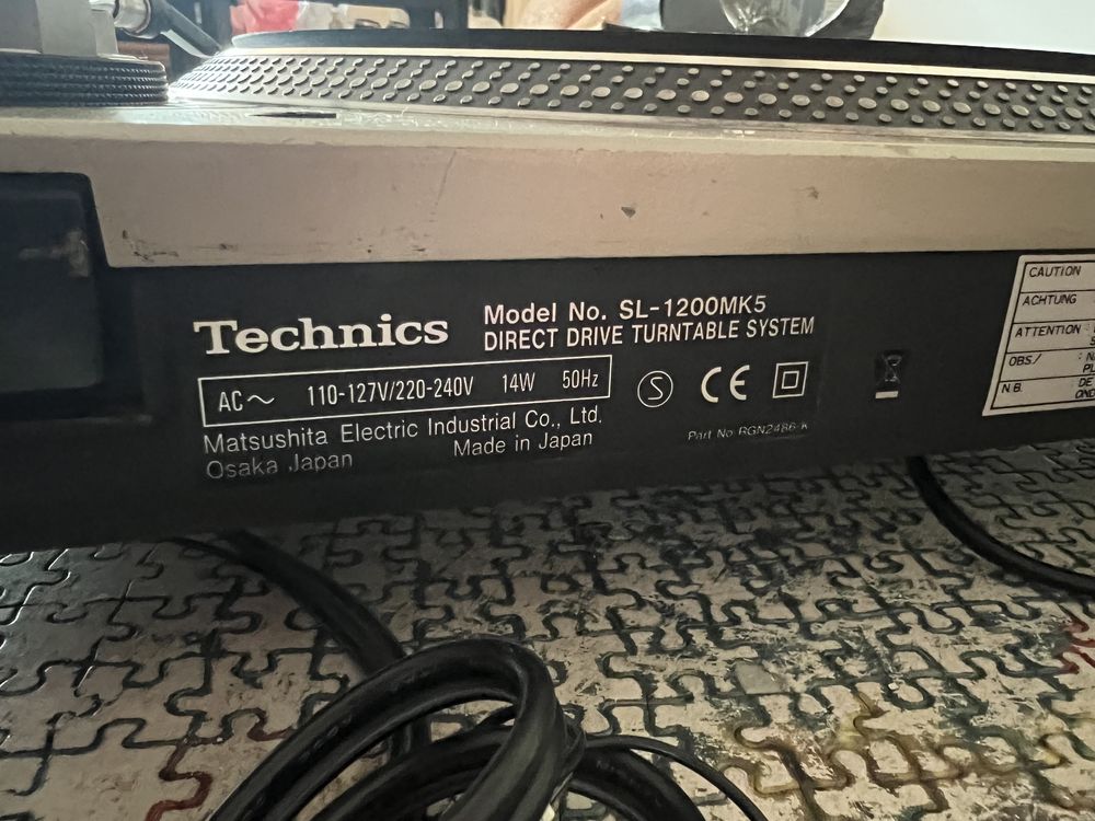Програвач Вінілу Technics SL-1200 mk 5 / Японія + кейс