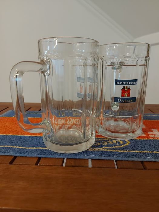 Canecas de Cerveja FELDSCHÖSSCHEN Original. 0,5L.
