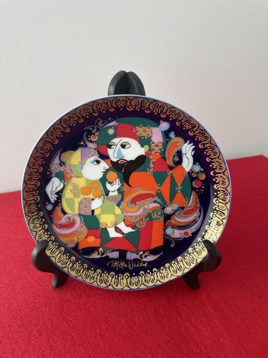 Aladdin plate no.3  Rosenthal Studio Bjorn Wiinblad Germany