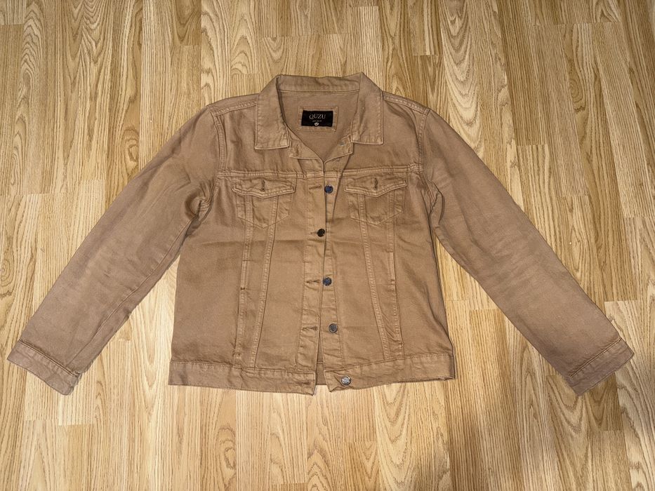 джинсовий піджак світло-коричневого кольору, розмір М