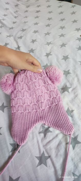 Продам зимову шапку Lenne для дівчинки 1 - 1,6 років