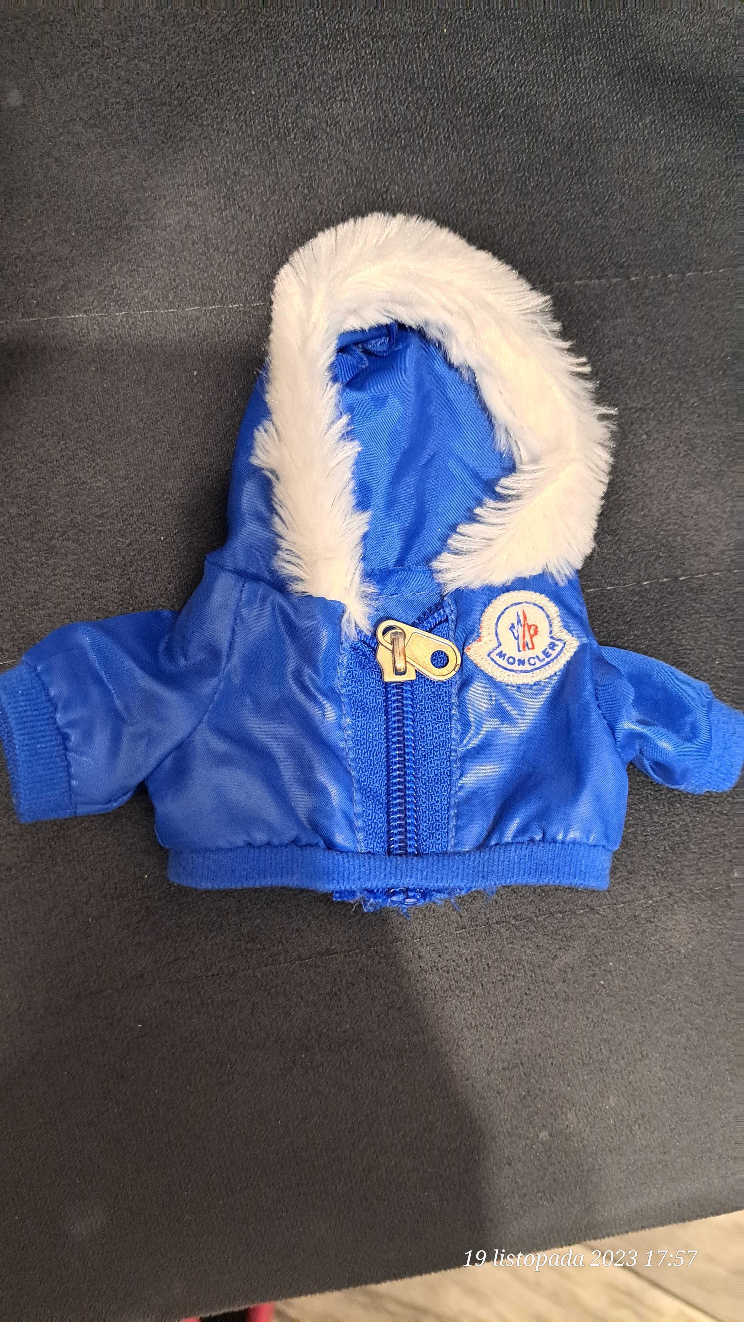 Kurtka Moncler dla lalki BARBIE. Bomberka