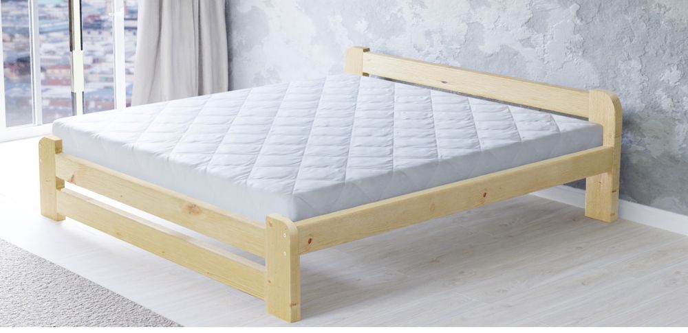 GRUBE łóżko sosnowe drewniane Wszystkie rozmiary