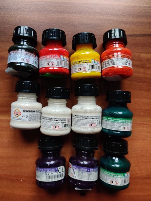 Tusz Kreślarski Koh-i-noor 20g Mix kolorów