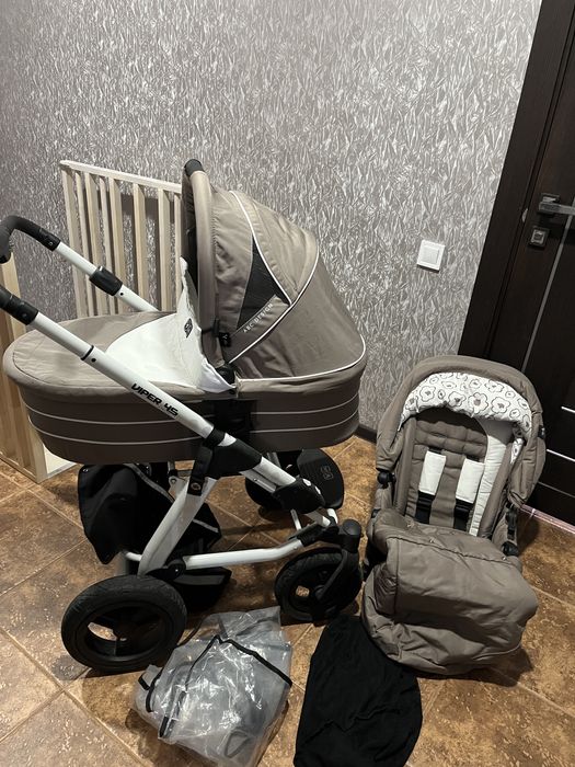 Візочок + автокрісло + крісло-гойдалка