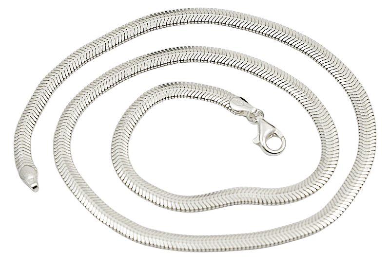 Łańcuszek Srebrny 4,30 mm Wąż Damski  pr 925 Grawer Gratis