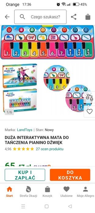 Pianino mata do tańczenia