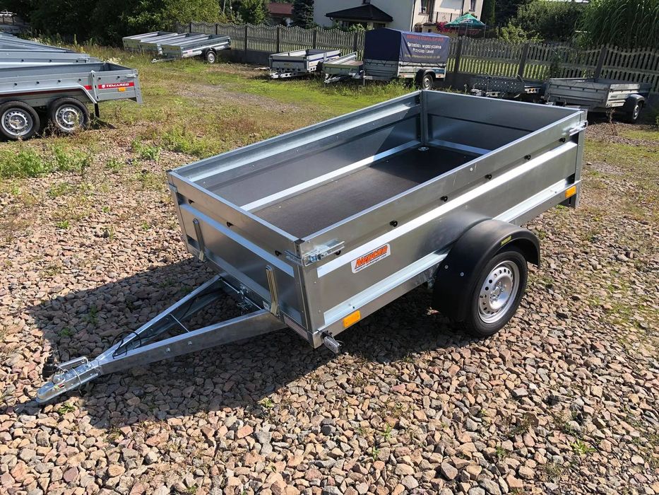 Neptun N7 210 PRR  Przyczepa lekka AMORTYZATORY RESORY rama spawana 210x129x45 RATY