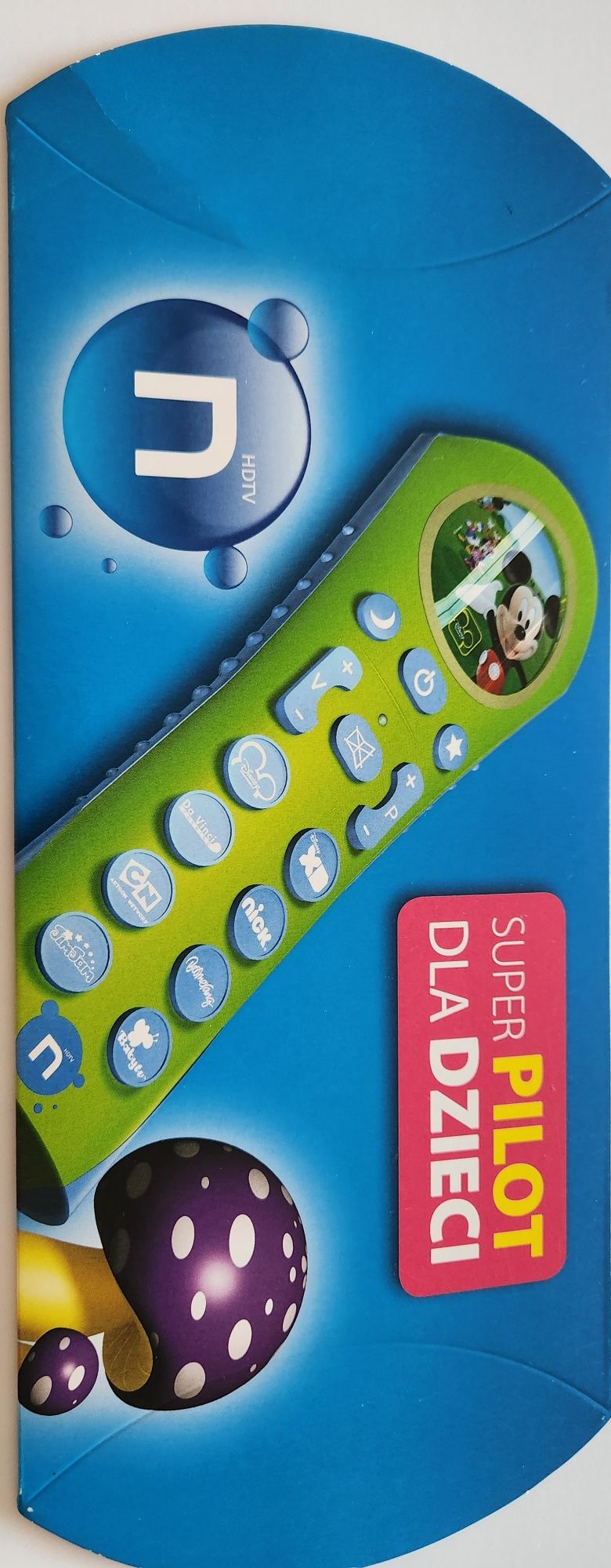 Super pilot Canal+ NC+ dla dzieci do telewizji satelitarnej.