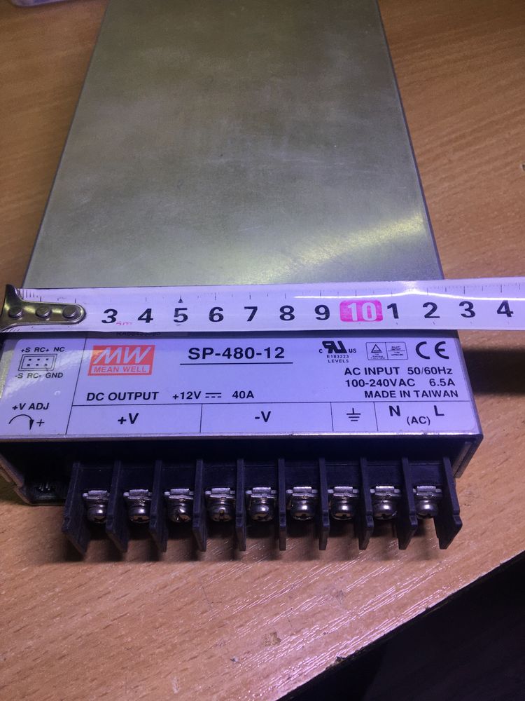 Продам блок питания Mean Well SP-480-12. 12v 40a 480w