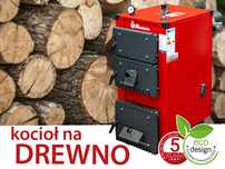 UNIEKO 11, 18, 27 Kw piec, kocioł 5 KLASA - WĘGIEL / DREWNO / CHRUST