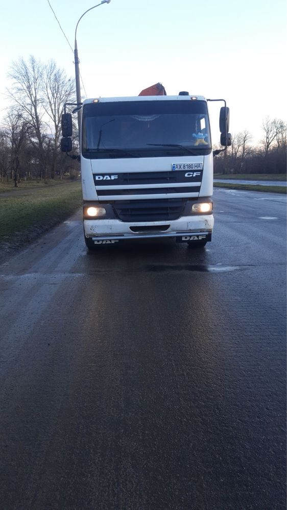 DAF с краном манипулятором