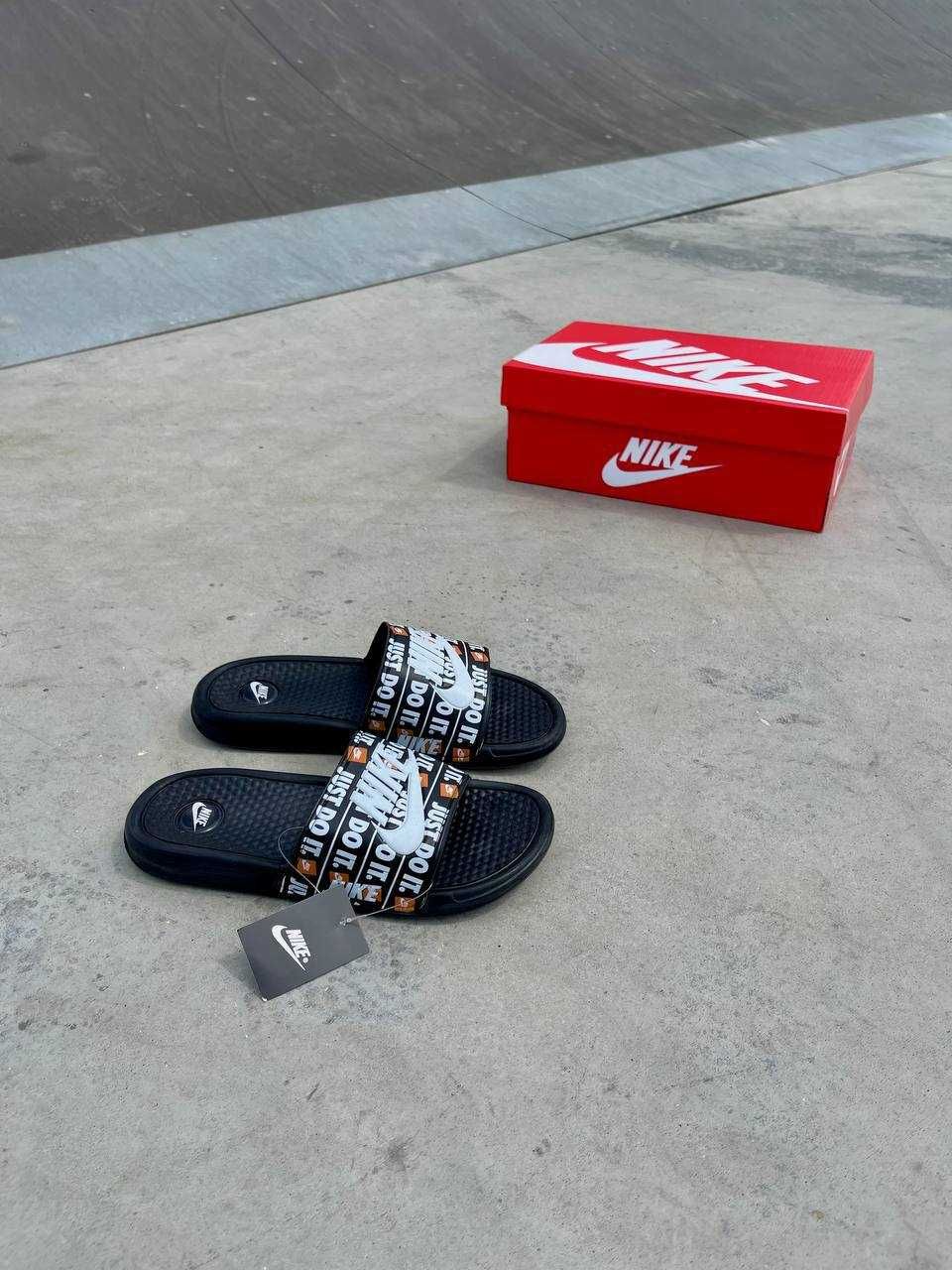 Жіночі шльопанці Nike Slides Just Do It ‘Black’ (36-40 р.)