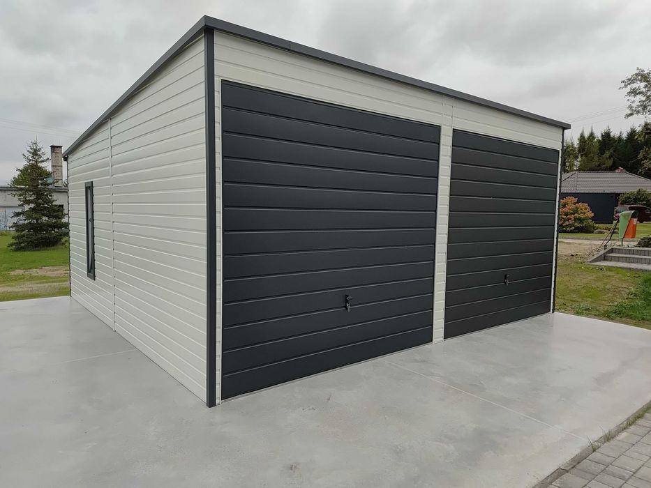 Solidny Garaż Blaszany 6x6m 6x5.8 Transport montaż GRATIS!