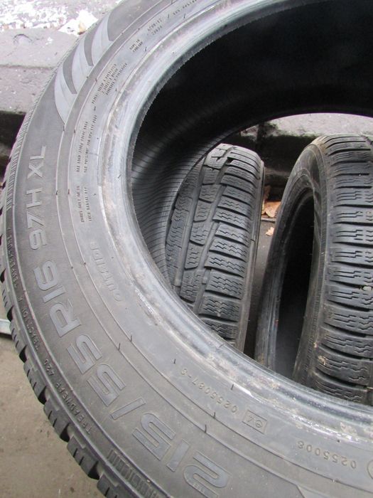 215/55/r16 шини зимові Nokian  WR A3 2шт.