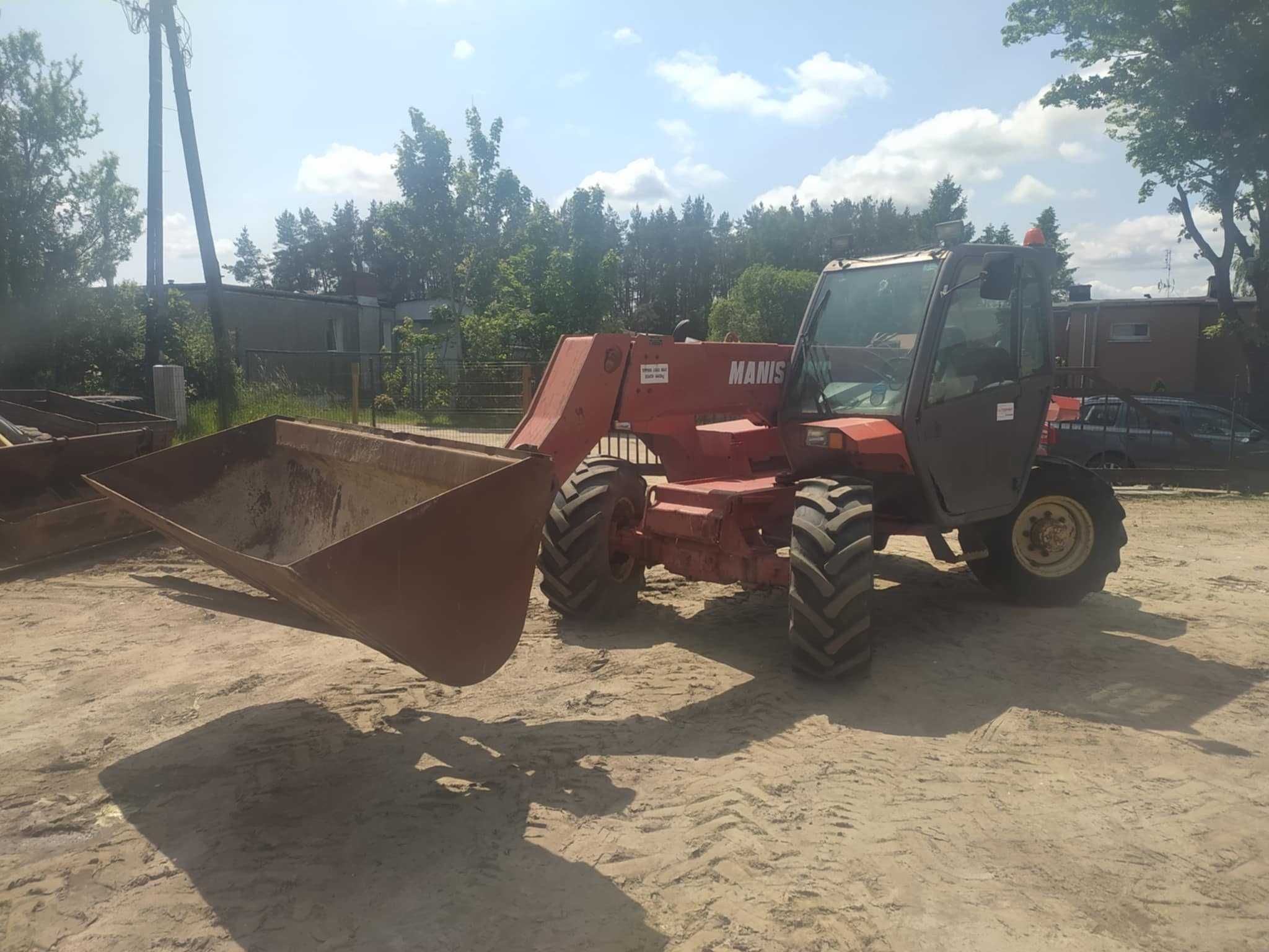 Ładowarka teleskopowa Manitou MLT 728-4 Łyżka + widły 9tyś mtg JCB Cat