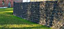 Kamień do koszy gabionowych Gabion Kosz Ogrodzenie Bazalt Czarny