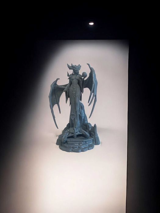 Мініатюра, Фігурка "Ліліт Diablo 4", розмір 110 мм, високоякісний друк