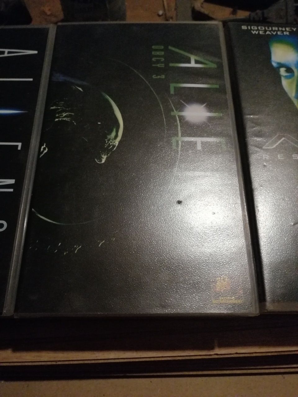 Zestaw VHS alien wszystkie części oryginalne opakowanie
