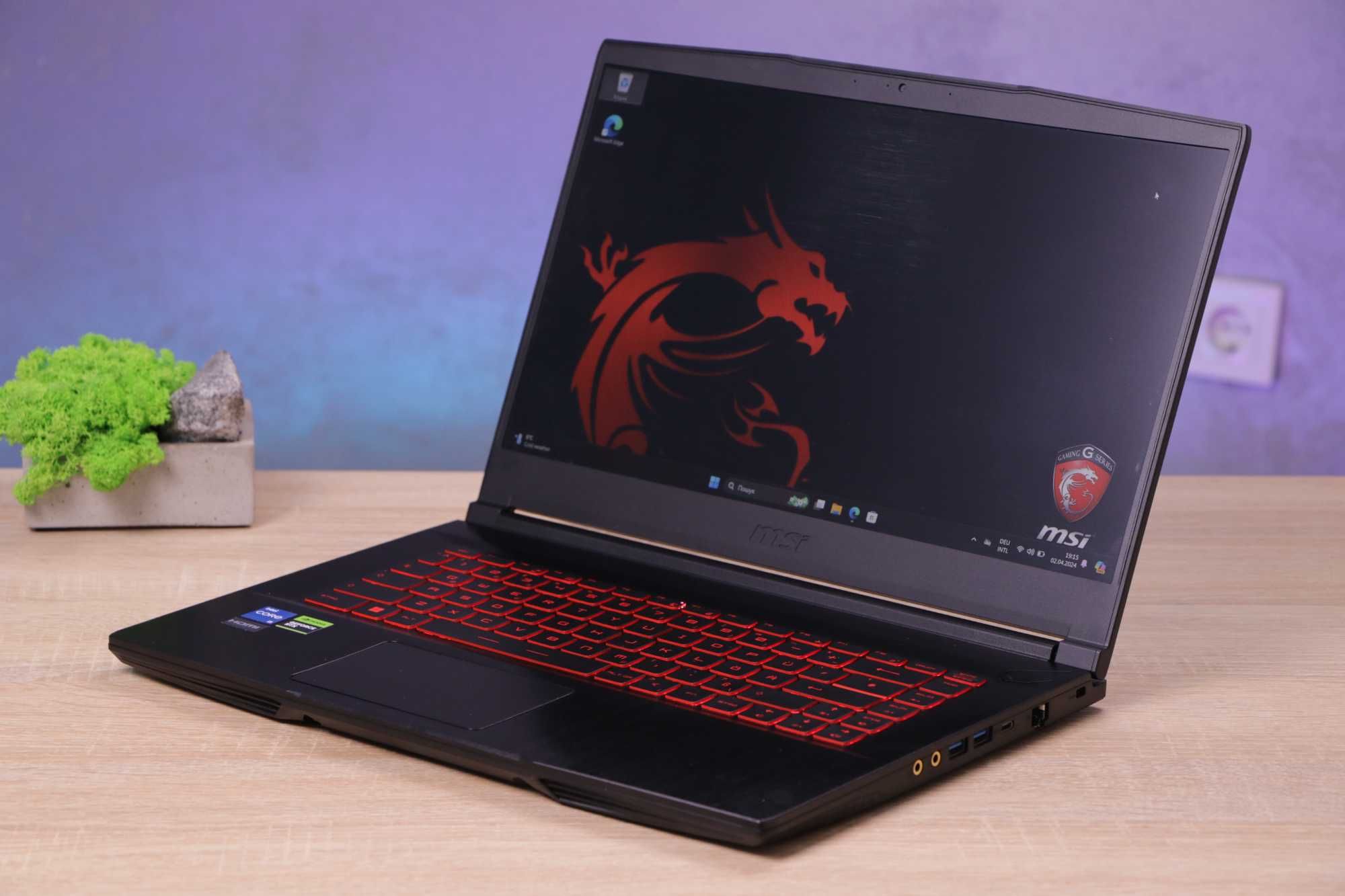 MSI Thin GF63 15.6FHD/ 16/512gb Core i5-12450H 8/12 /RTX 3050 ІДЕАЛ