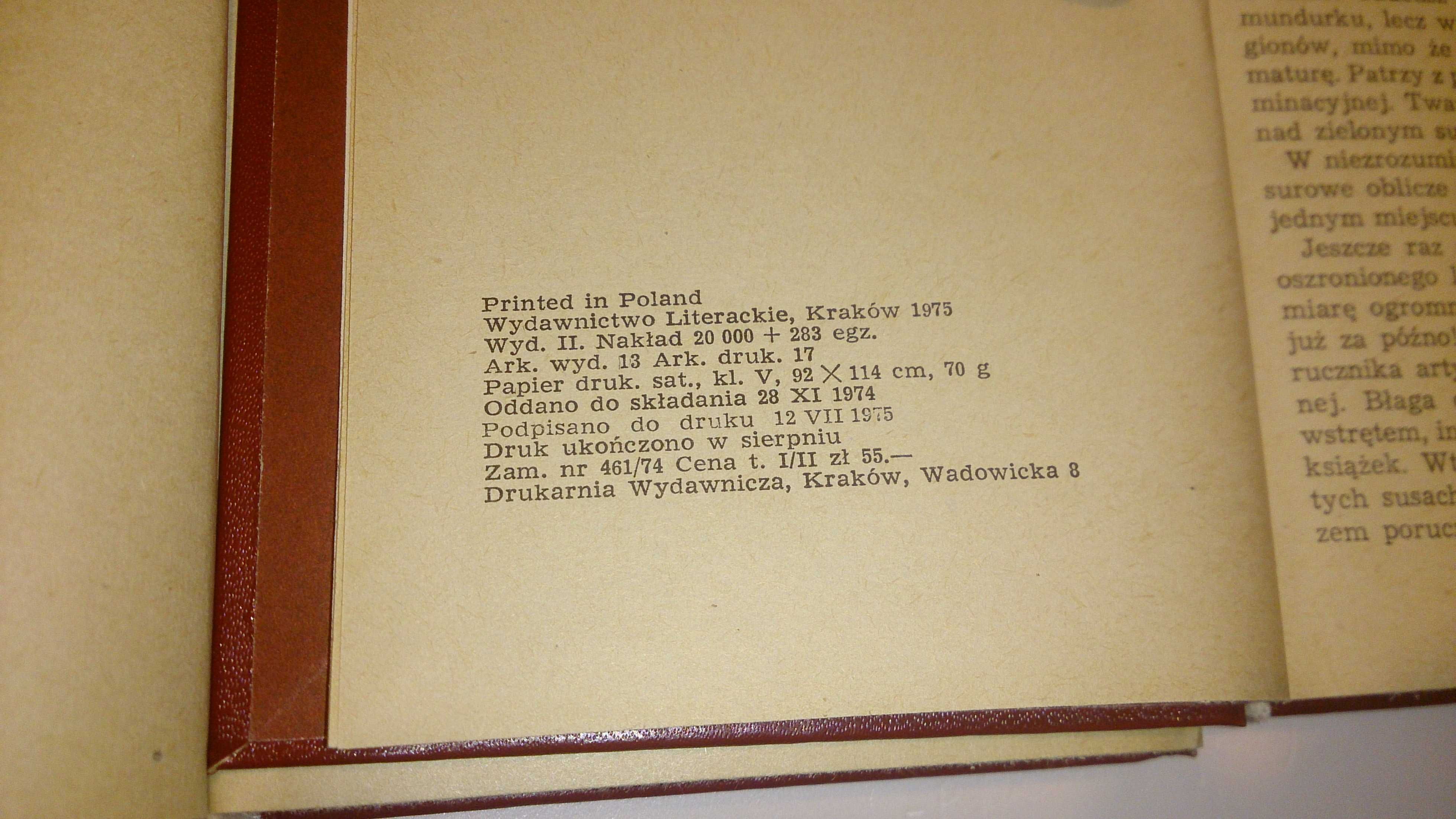 Juliusz Kaden-Bandrowski „Czarne Skrzydła”, WL, 1975 (Książka)