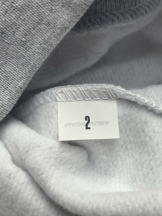 Szara bluza z kapturem Yeezy Gap Gosha Black Dogs Hoodie boxy oversize