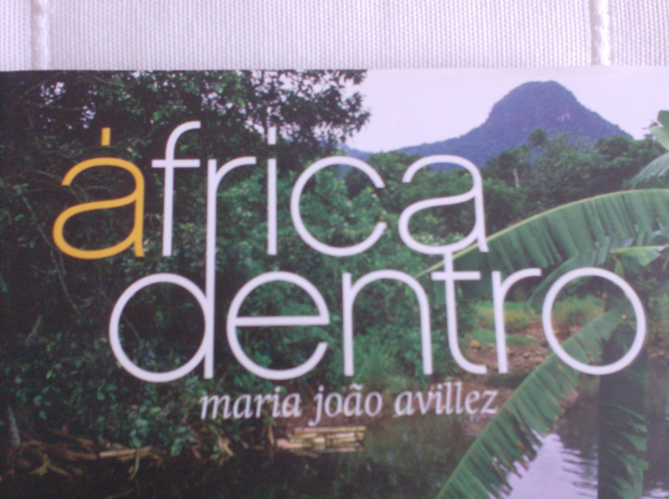 Livro "África dentro" de Maria João Avillez, novo