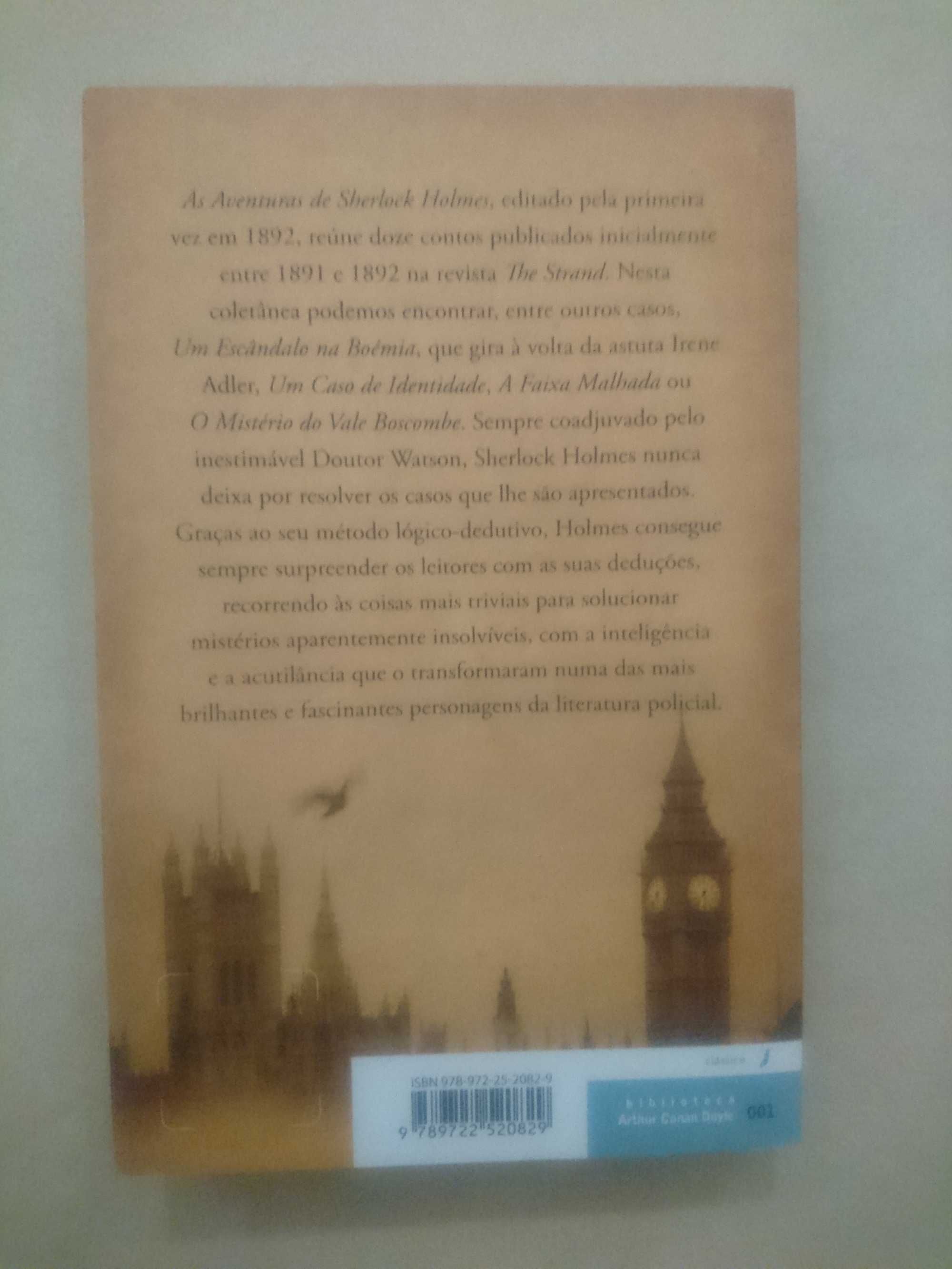 Livro - As Aventuras de Sherlock Holmes - Arthur Conan Doyle - NOVO