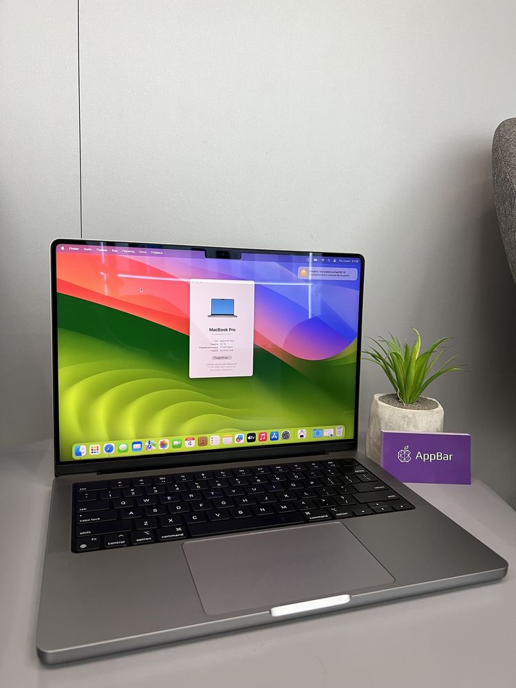 MacBook Pro 14” M1 Max 2021 32/1Tb Space Gray 20 циклів