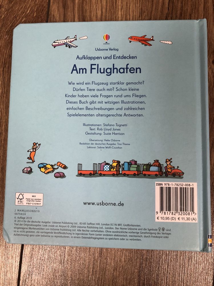 Ksiazka Usborne Am Flughafen