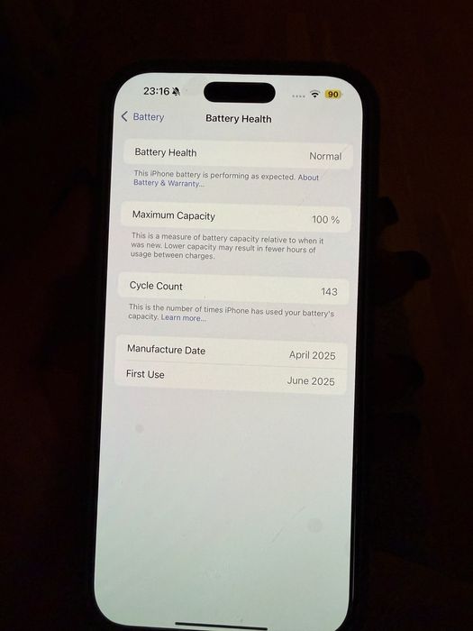 100% bateria 7 mies. GWARANCJI 16 pro max 512gb Iphone orginalny