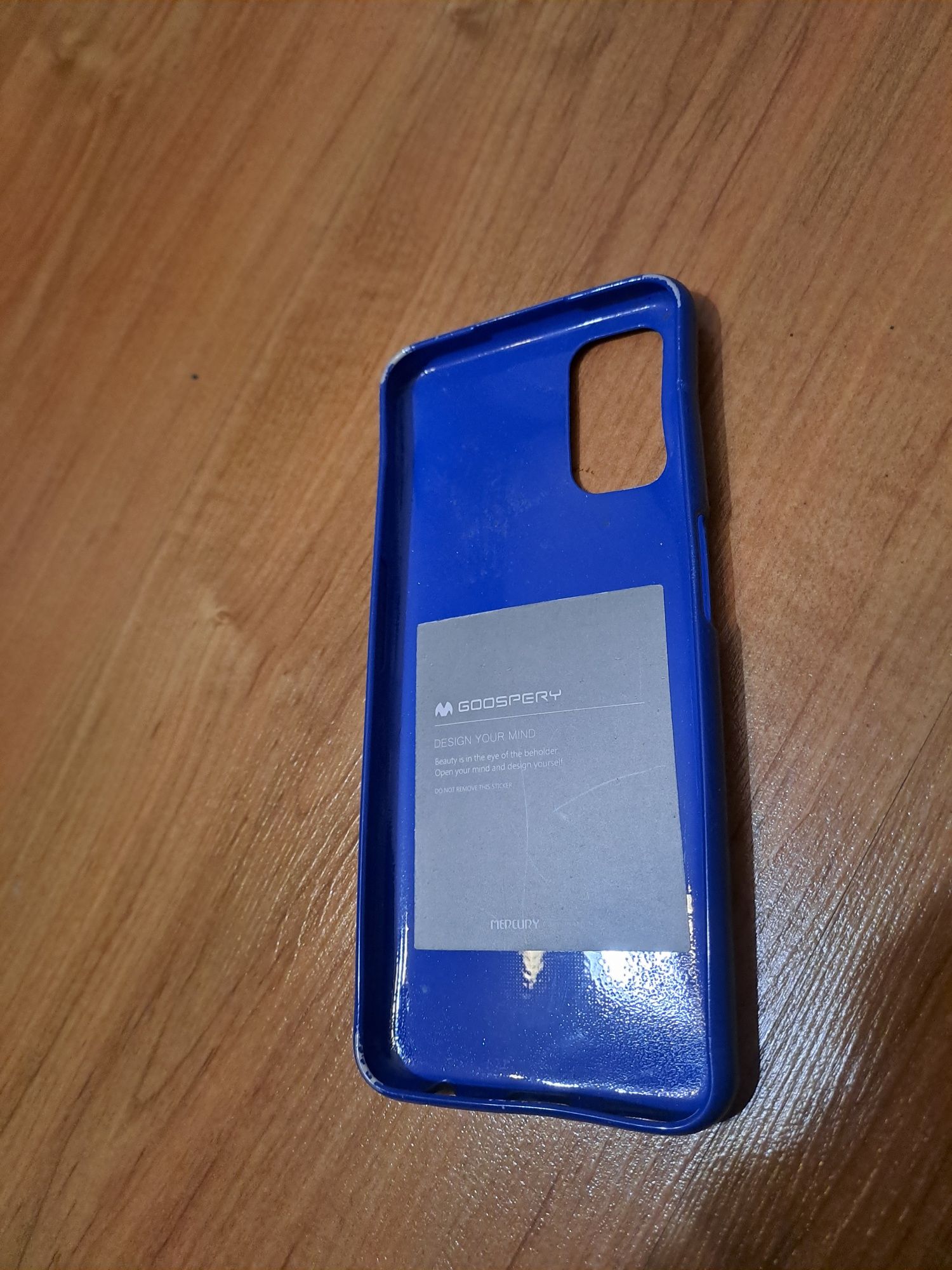 Plecki case etui pokrowiec granatowy niebieski Oppo A72 + gratis