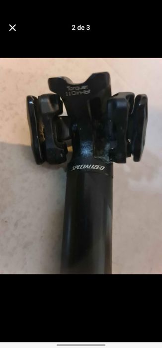 Espigão de selim para bicicleta