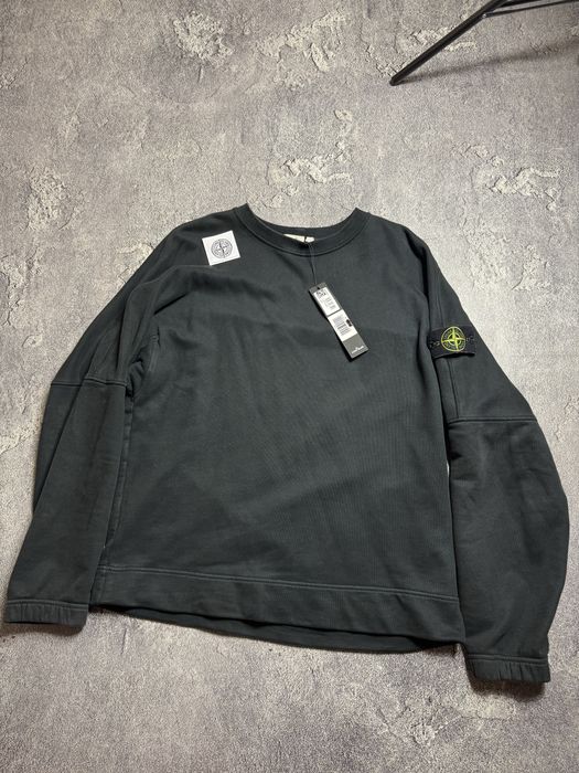 stone island sweatshirt in black оригінал стонік