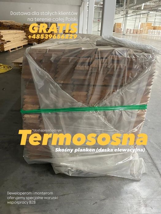 Deska elewacyjna, termososna, montaż, olejowanie, konserwacja, naprawy